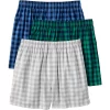 Big & Tall Lands' End 3-Pack Pattern Poplin Boxers