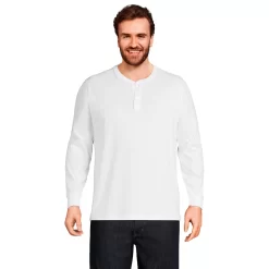 Big & Tall Lands' End Super-T Classic-Fit Henley