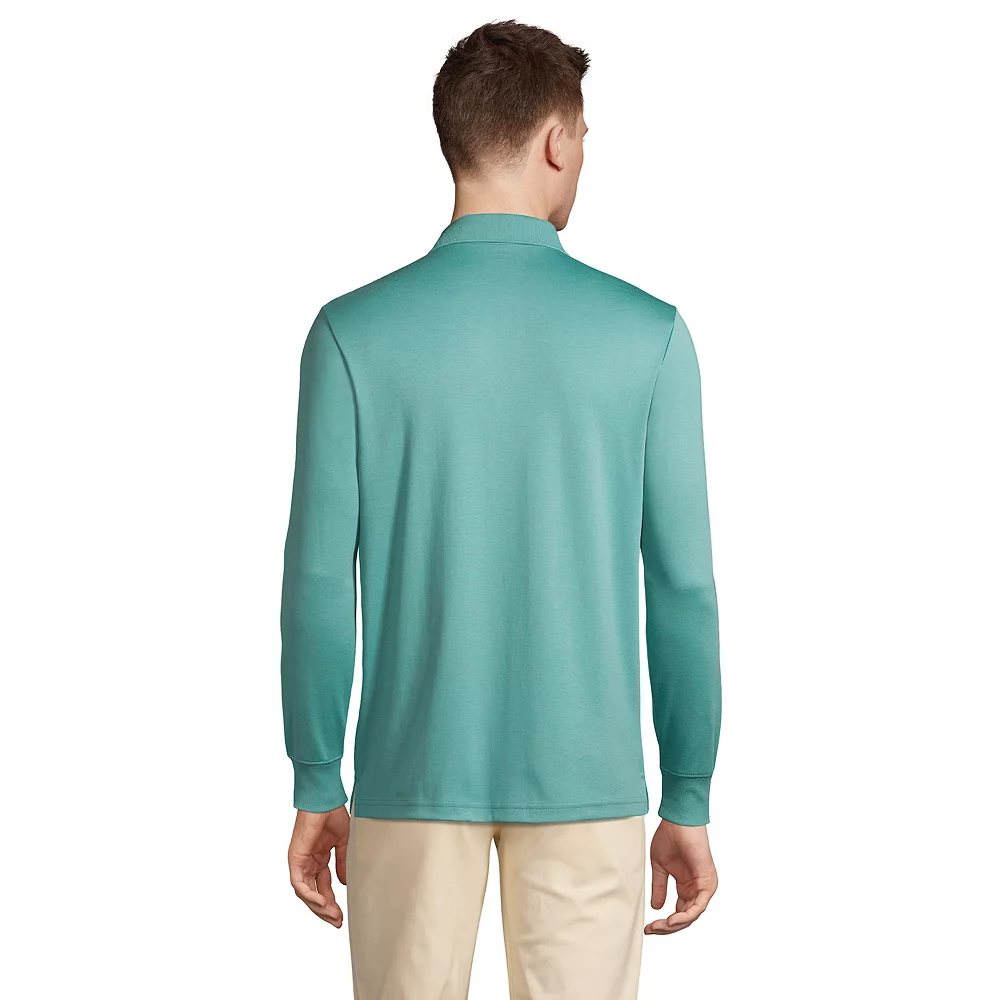 Big & Tall Lands' End Super Soft Classic-Fit Supima Pocket Polo 4 Big & Tall Lands' End Super Soft Classic-Fit Supima Pocket Polo - Image 2