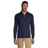Big & Tall Lands' End Super Soft Classic-Fit Supima Pocket Polo