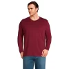 Big & Tall Lands' End Super-T Classic-Fit Tee -Stylish Men-Lands' End 5247881 Rich Burgundy