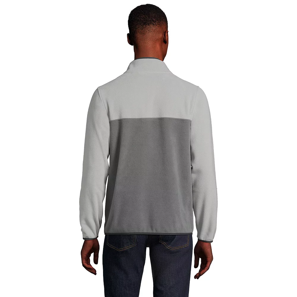 Big & Tall Lands' End Heritage Fleece Snap-Neck Pullover Top 4 Big & Tall Lands' End Heritage Fleece Snap-Neck Pullover Top - Image 2