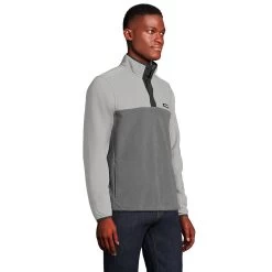Big & Tall Lands' End Heritage Fleece Snap-Neck Pullover Top 7 Big & Tall Lands' End Heritage Fleece Snap-Neck Pullover Top -Stylish Men-Lands' End 5340880 ALT2