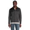 Big & Tall Lands' End Sweater Fleece Shirt Jacket -Stylish Men-Lands' End 5340884 Black
