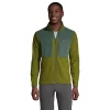 Big & Tall Lands' End Colorblock Grid Fleece Jacket