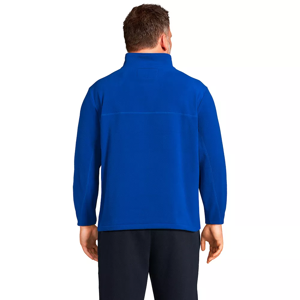 Big & Tall Lands' End Fleece Quarter-Zip Pullover Top 4 Big & Tall Lands' End Fleece Quarter-Zip Pullover Top - Image 2