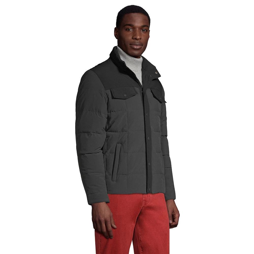 Men's Lands' End Quilted Stretch Down Jacket 5 Men's Lands' End Quilted Stretch Down Jacket - Image 3