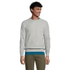 Men's Lands' End Waffle Sweatshirt -Stylish Men-Lands' End 5500236 Gray Heather