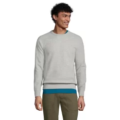 Men's Lands' End Waffle Sweatshirt