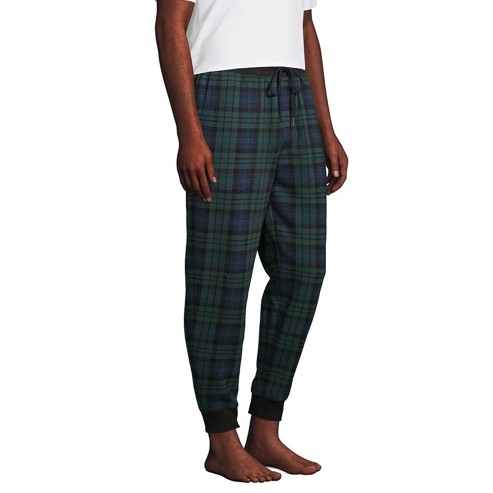 Men's Lands' End Waffle Jogger Pajama Pants 5 Men's Lands' End Waffle Jogger Pajama Pants - Image 3