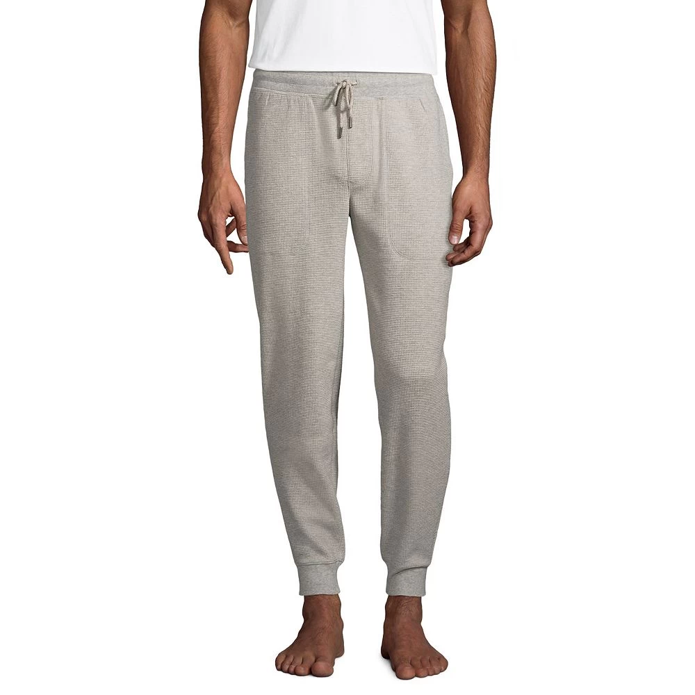 Men's Lands' End Waffle Jogger Pajama Pants 3 Men's Lands' End Waffle Jogger Pajama Pants