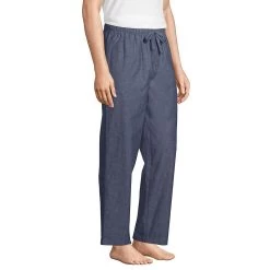 Big & Tall Lands' End Poplin Pajama Pants -Stylish Men-Lands' End 5507520 ALT2
