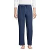 Big & Tall Lands' End Poplin Pajama Pants -Stylish Men-Lands' End 5507520 Indigo Navy Chambray