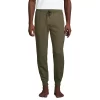 Big & Tall Lands' End Waffle Jogger Pajama Pants -Stylish Men-Lands' End 5508031 Forest Moss