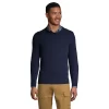 Big & Tall Lands' Fine Gauge Cashmere V-neck Sweater 1 Big & Tall Lands' Fine Gauge Cashmere V-neck Sweater -Stylish Men-Lands' End 5508327 Radiant Navy
