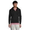 Big & Tall Lands' End Serious Sweats Sherpa Fleece Full-Zip Hoodie -Stylish Men-Lands' End 5510453 Black