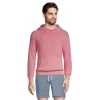 Men's Lands' End Supima Pullover Hoodie Sweater -Stylish Men-Lands' End 5582001 Pink Marl