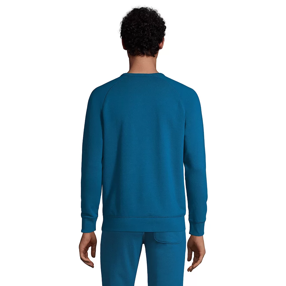Big & Tall Lands' End Serious Sweats French Terry Crewneck Sweatshirt 4 Big & Tall Lands' End Serious Sweats French Terry Crewneck Sweatshirt - Image 2