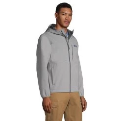 Big & Tall Lands' End Hooded Softshell Jacket -Stylish Men-Lands' End 5584466 ALT2