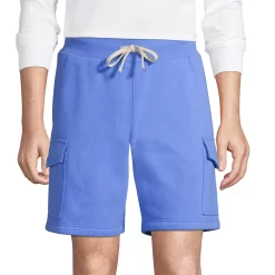 Men's Lands' End Serious Sweats 9-inch Cargo Shorts