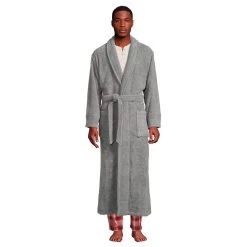 Men's Lands' End Full-Length Turkish Terry Robe