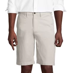 Big & Tall Lands' End 11-Inch Comfort-Waist Knockabout Chino Shorts