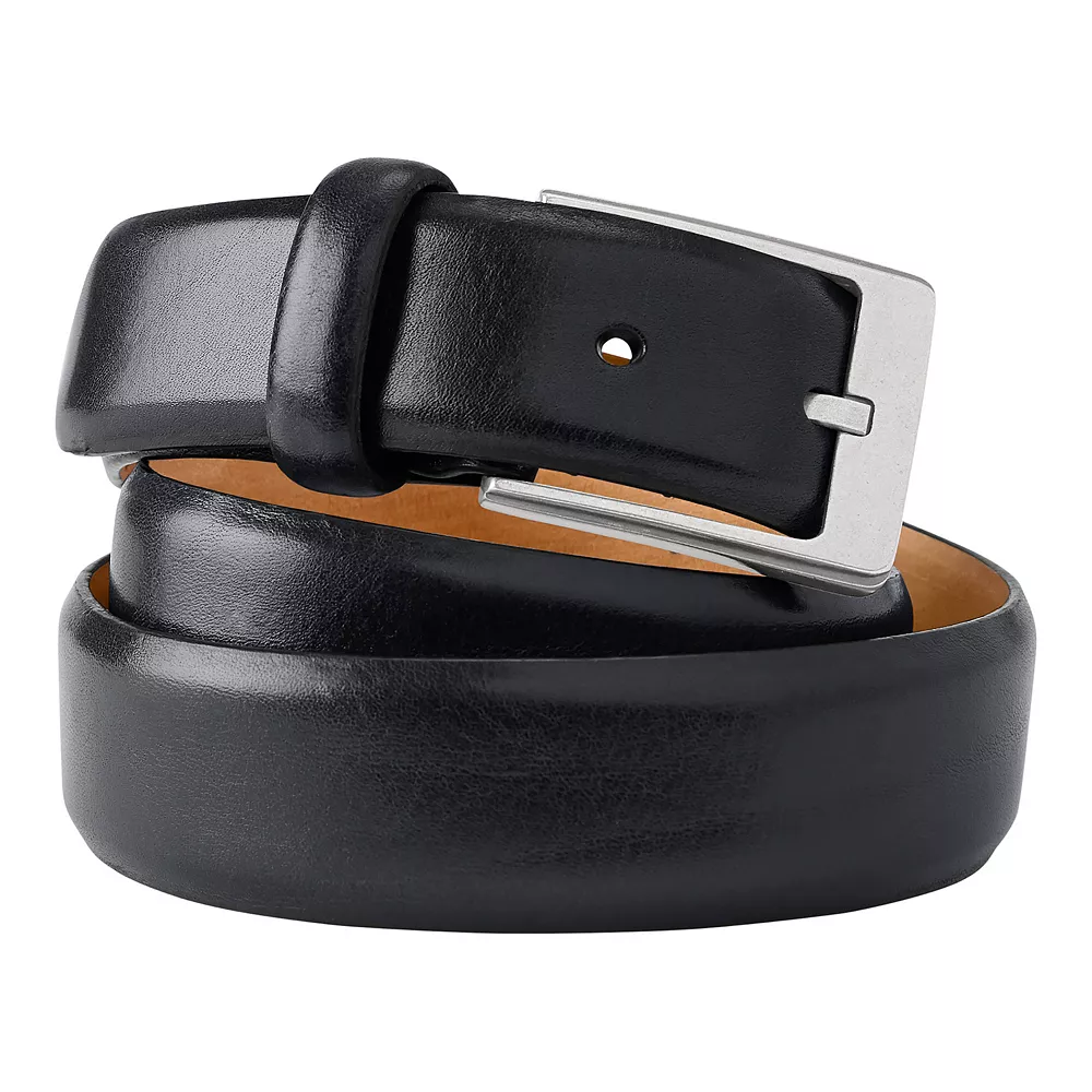Men's Lands' End Leather Feather Edge Dress Belt 3 Men's Lands' End Leather Feather Edge Dress Belt