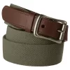 Big & Tall Lands' End Elastic Surcingle Leather Trim Belt 2 Big & Tall Lands' End Elastic Surcingle Leather Trim Belt -Stylish Men-Lands' End 5659571 Forest Moss