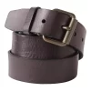Men's Lands' End Casual Leather Belt -Stylish Men-Lands' End 5659573 Cognac