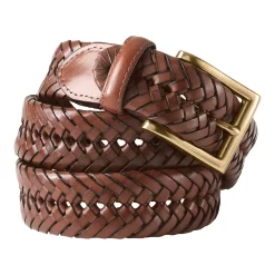 Men's Lands' End Leather Braid Belt