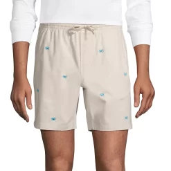 Men's Lands' End 7" Knockabout Chino Deck Shorts