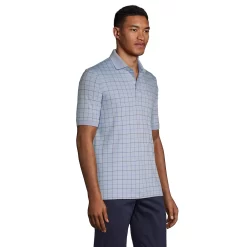 Big & Tall Lands' End Jacquard Super Soft Supima Polo -Stylish Men-Lands' End 5743500 ALT2