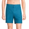 Big & Tall Lands' End 7" Sunset Swim Trunks -Stylish Men-Lands' End 5743550 Muted Blue Heather