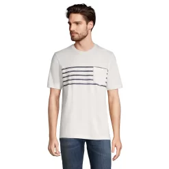 Big & Tall Lands' End Graphic Pocket Tee