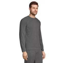 Big & Tall Lands' End Comfort Knit Tee -Stylish Men-Lands' End 5918836 ALT2