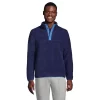 Big & Tall Lands' End Sherpa Fleece Pullover -Stylish Men-Lands' End 5918837 Deep Sea Navy