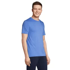 Big & Tall Lands' End Supima Pocket Tee -Stylish Men-Lands' End 5918975 ALT2