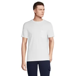 Men's Lands' End Supima Pocket Tee