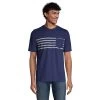 Men's Lands' End Striped Pocket Tee 1 Men's Lands' End Striped Pocket Tee -Stylish Men-Lands' End 5919025 Navy Founder Graphic