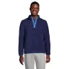 Men's Lands' End Sherpa Fleece Sweatshirt 1 Men's Lands' End Sherpa Fleece Sweatshirt -Stylish Men-Lands' End 5925327 Deep Sea Navy