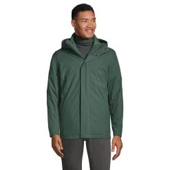 Men's Lands' End Insulated 3-in-1 Primaloft Jacket