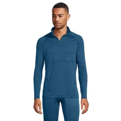 Men's Lands' End Expedition Half-Zip Baselayer Top