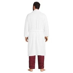 Big & Tall Lands' End Calf-Length Turkish Terry Robe 7 Big & Tall Lands' End Calf-Length Turkish Terry Robe -Stylish Men-Lands' End 5946527 ALT2