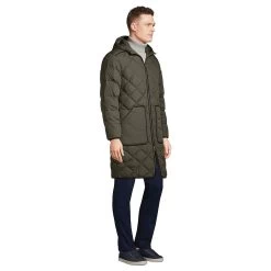 Men's Lands' End Insulated Quilted Primaloft ThermoPlume Coat -Stylish Men-Lands' End 5946686 ALT2