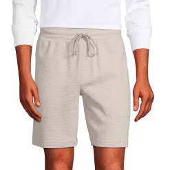 Big & Tall Lands' End Waffle Pajama Shorts