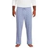 Big & Tall Lands' End Knit Jersey Sleep Pants -Stylish Men-Lands' End 5986011 Blue Feeder Stripe