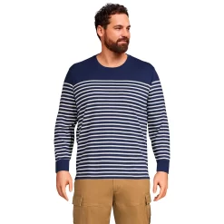 Big & Tall Lands' End Rugby Crew Tee