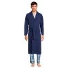 Men's Lands' End Cozy Shawl-Collar Waffle-Weave Robe -Stylish Men-Lands' End 6171612 Deep Sea Navy