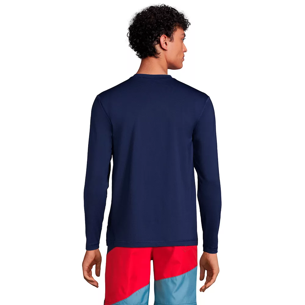 Big & Tall Lands' End SPF Long Sleeve Tee 4 Big & Tall Lands' End SPF Long Sleeve Tee - Image 2