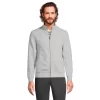 Men's Lands' End Serious Sweats Mockneck Full-Zip Jacket -Stylish Men-Lands' End 6174665 Gray Heather